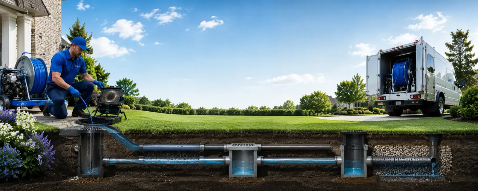 Outdoor drain cleaning information for Mills, NM